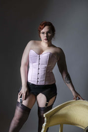 Kinnaird Ireland Dita Corset in Pink Duchess Satin